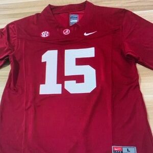 🤓Ty Simpson Stitched Jersey Crimson Vapor Red🤗